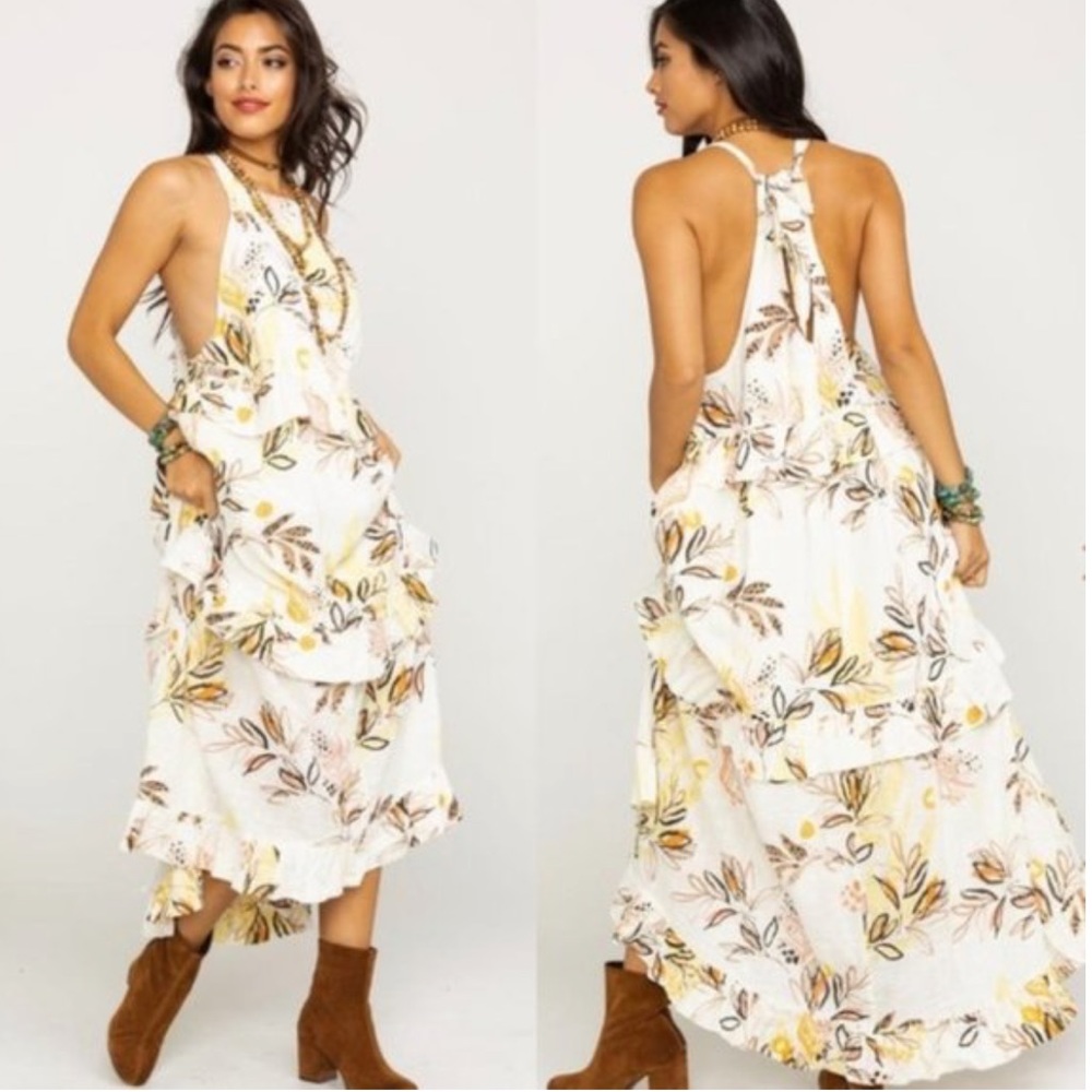 Free people maxi floral dress